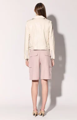 Liz Jacket, Oyster-Leather><noscript><img width=
