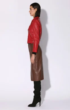 Liz Jacket, Red-Leather><noscript><img width=