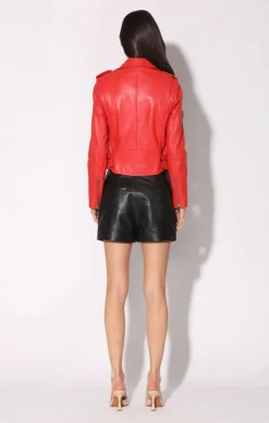 Liz Jacket, Scarlet-Leather><noscript><img width=