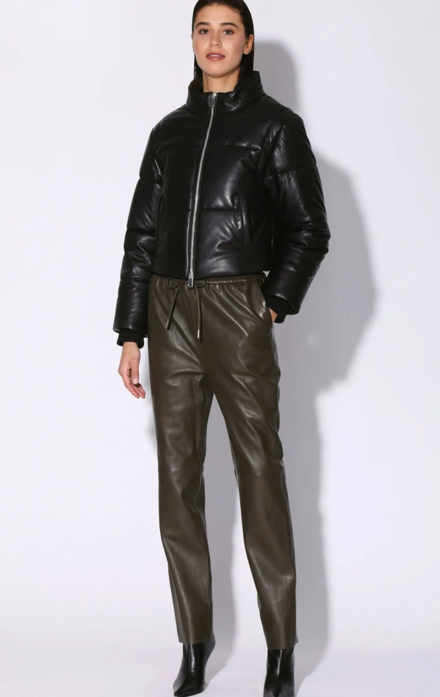 Lorenza Jacket, Black-Leather>Walter Baker Online