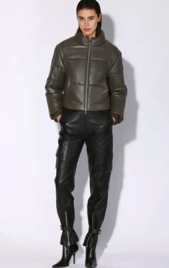 Lorenza Jacket, Moss-Leather>Walter Baker Flash Sale