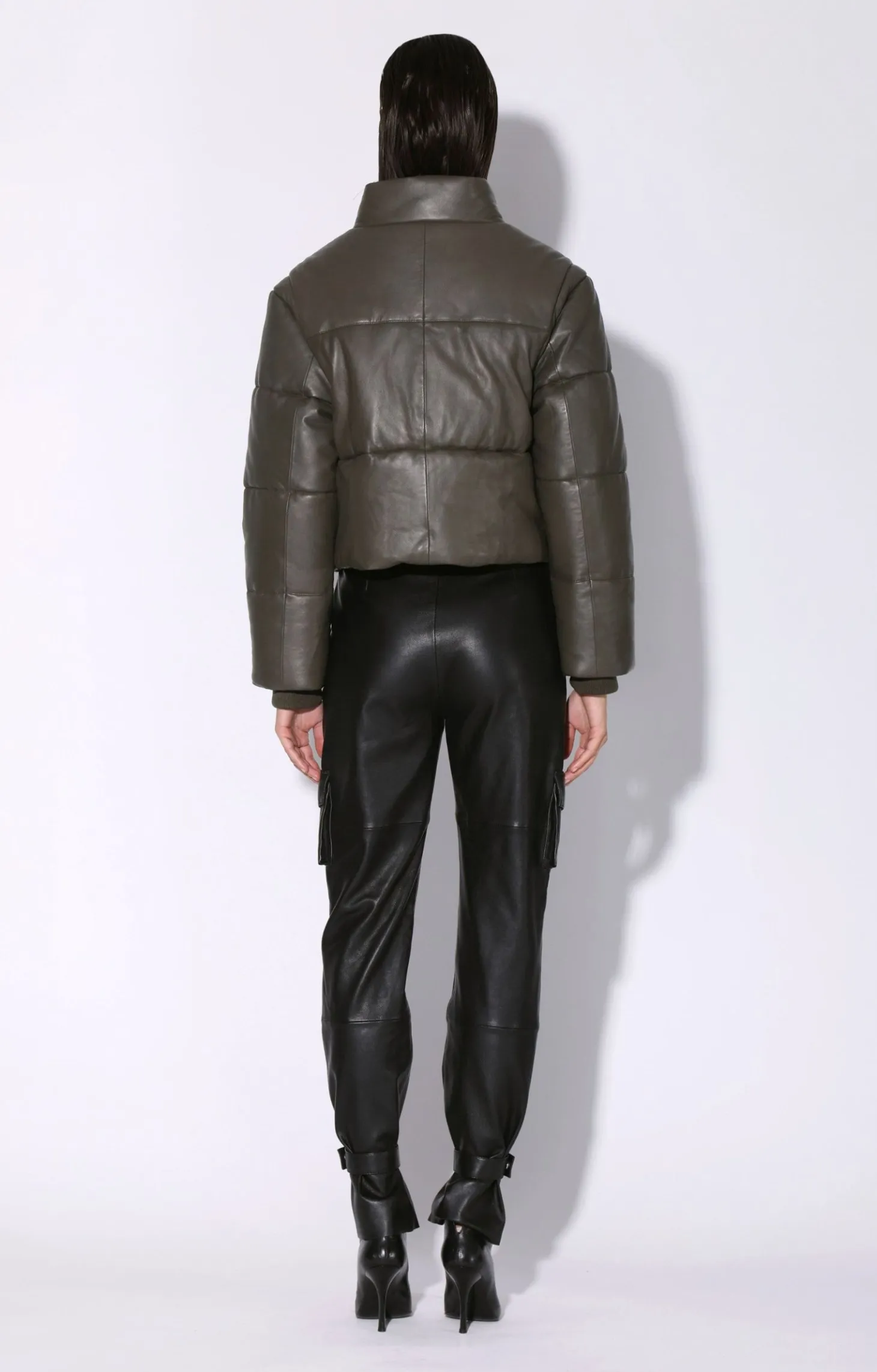 Lorenza Jacket, Moss-Leather>Walter Baker Flash Sale