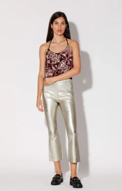 Lori Pant, Gold-Stretch Leather>Walter Baker Best