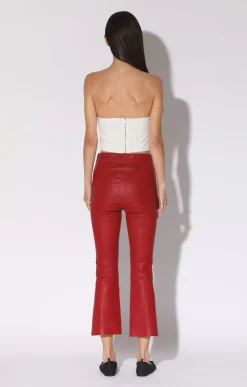 Lori Pant, Red-Leather><noscript><img width=