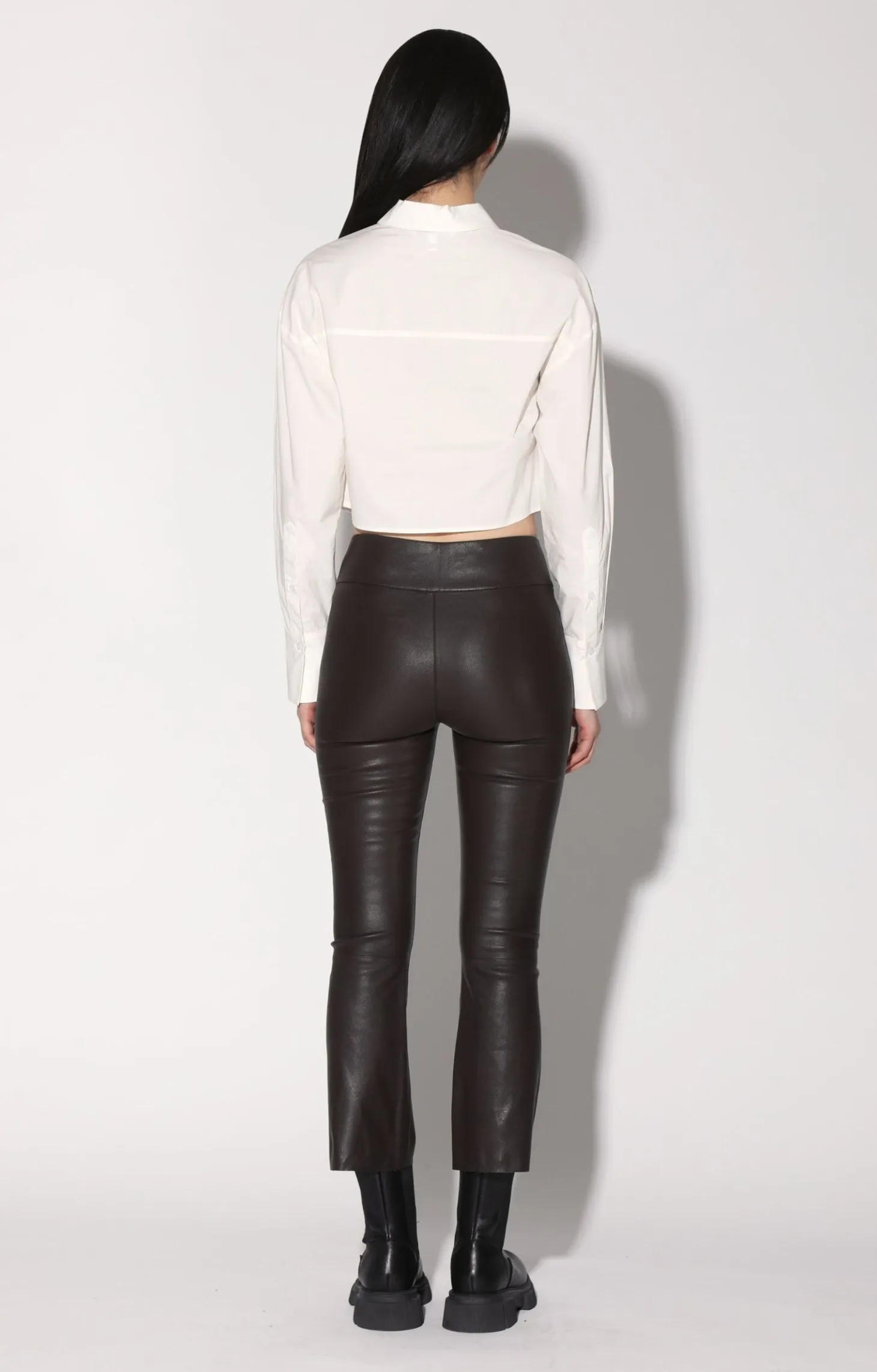 Luisa Pant, Mocha-Stretch Leather>Walter Baker Best Sale