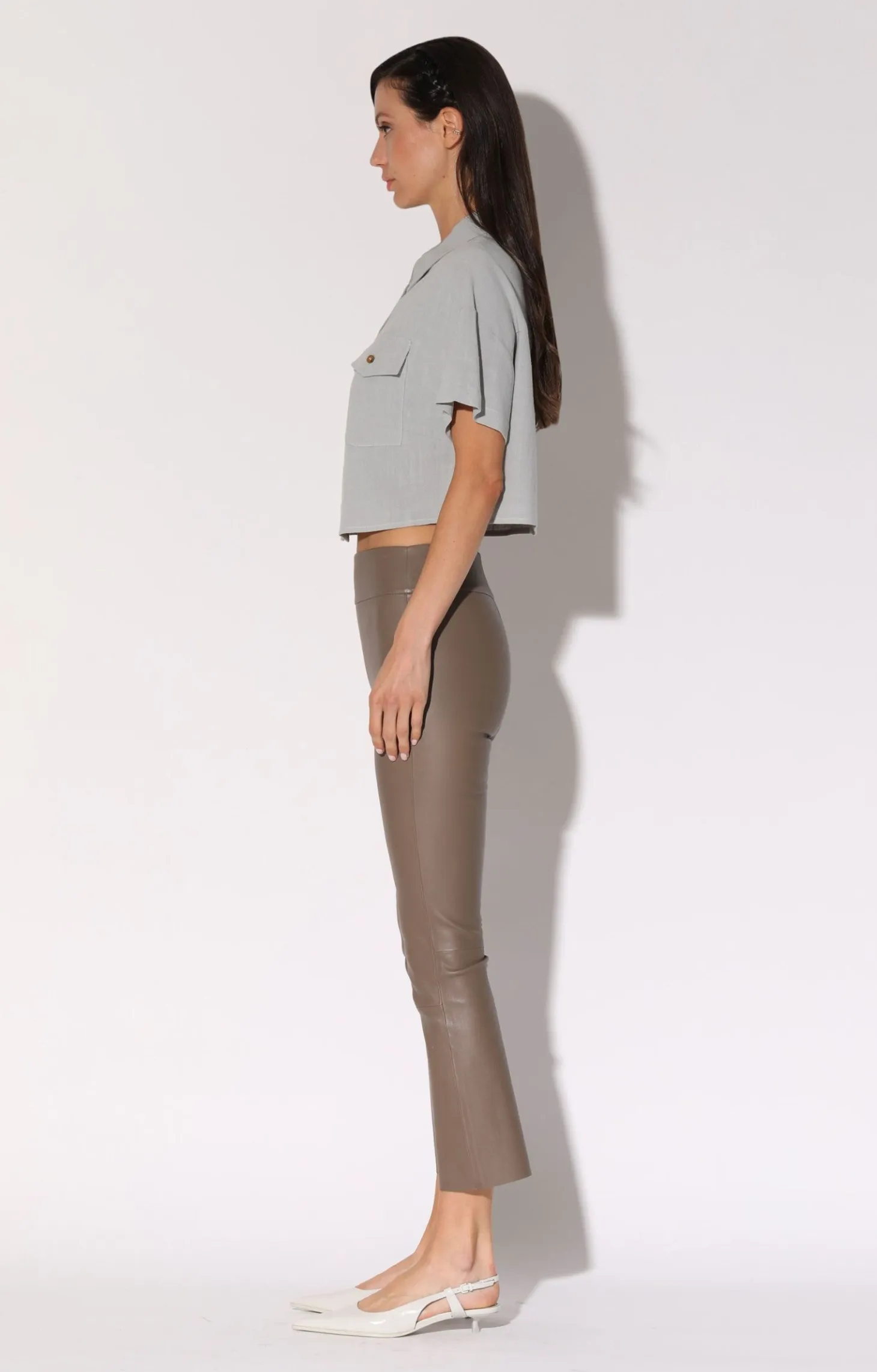 Luisa Pant, Sand-Stretch Leather>Walter Baker Flash Sale