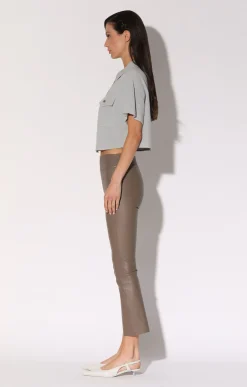 Luisa Pant, Sand-Stretch Leather><noscript><img width=