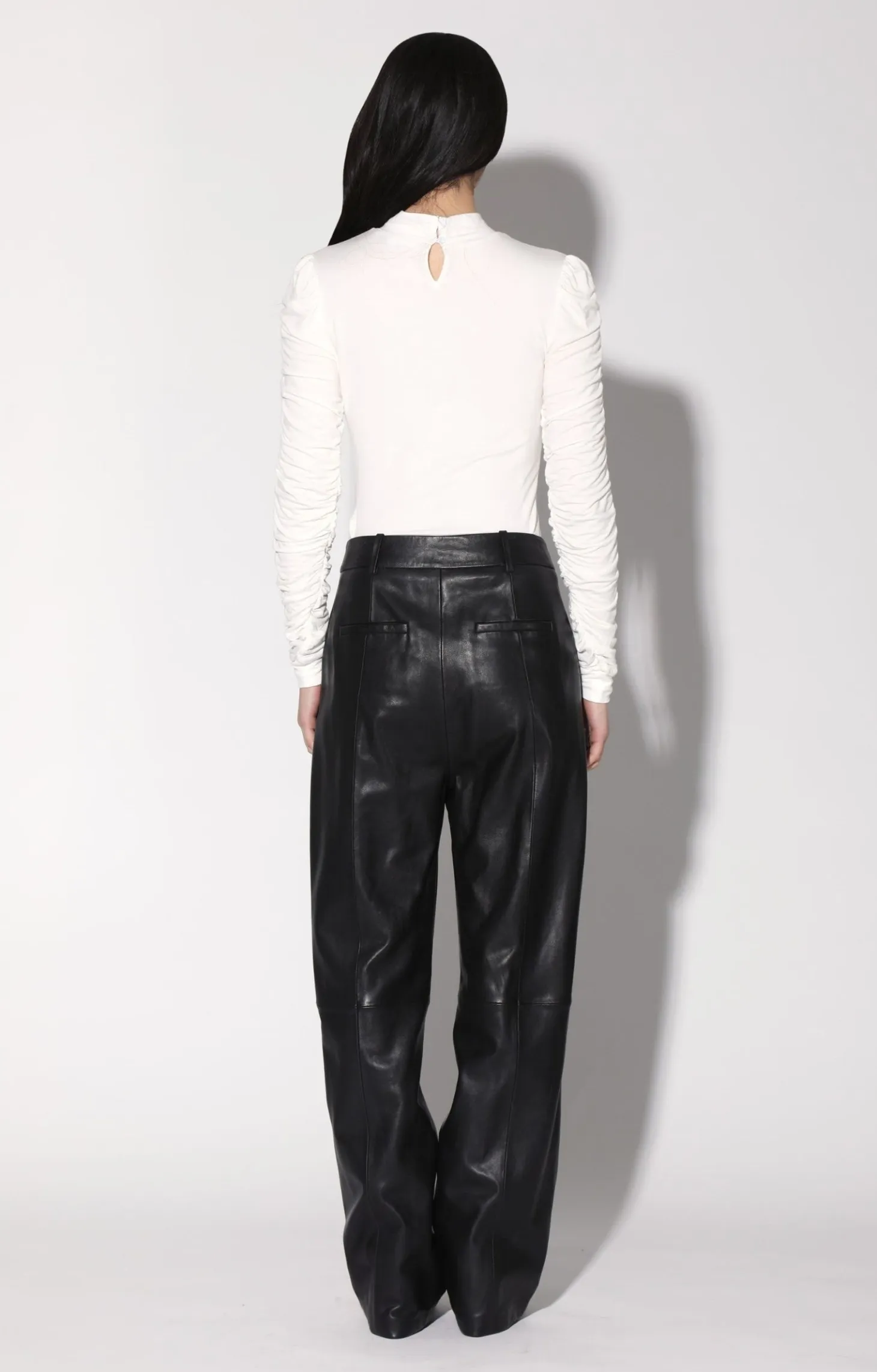 Luka Pant, Black-Leather>Walter Baker Flash Sale