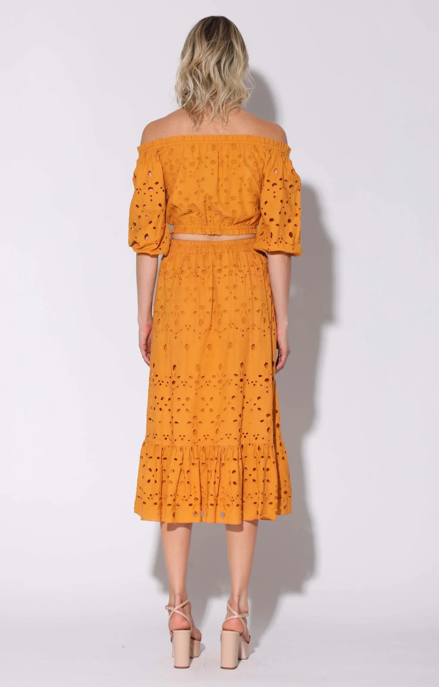 Mannie Skirt, Ginger Eyelet>Walter Baker Outlet