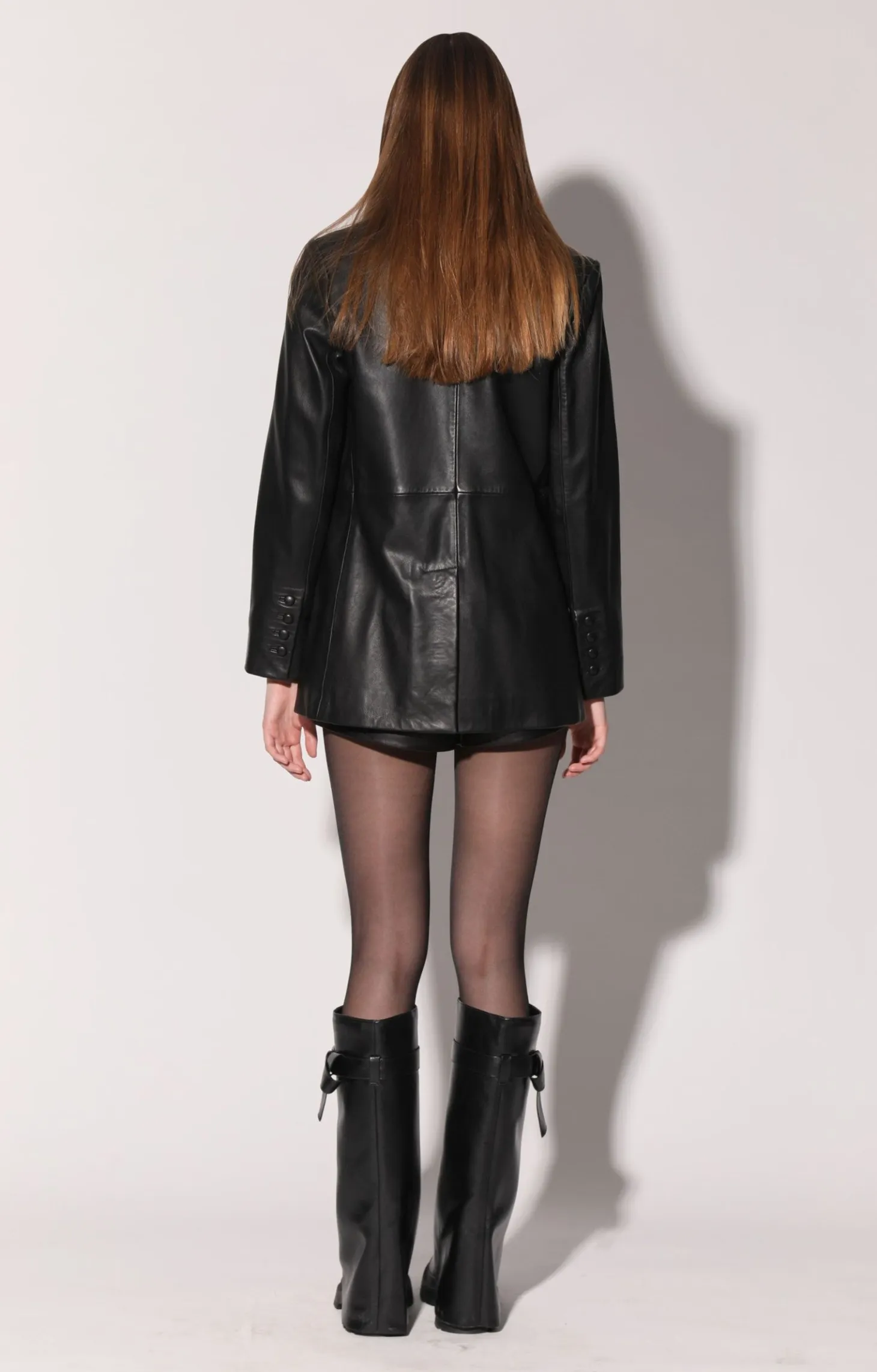 Mia Blazer, Black-Leather>Walter Baker Sale
