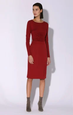 Parker Skirt, Wine>Walter Baker Fashion