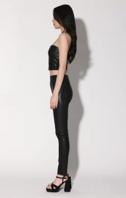 Raquelle Pant, Black-Stretch Leather><noscript><img width=