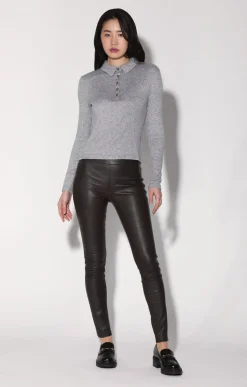 Raquelle Pant, Mocha-Stretch Leather>Walter Baker Online