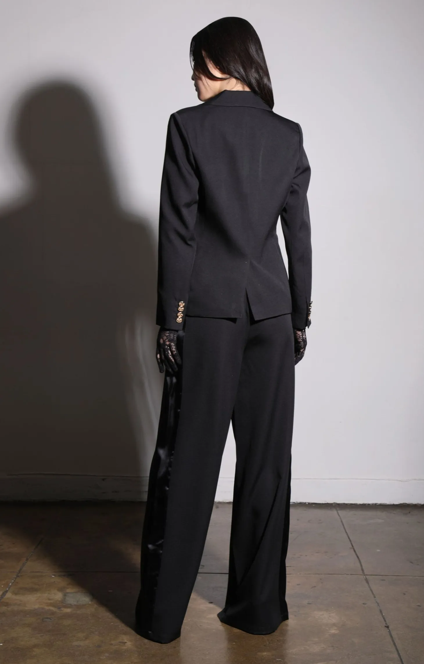 Rebecca Blazer, Black Tux Suiting>Walter Baker Clearance