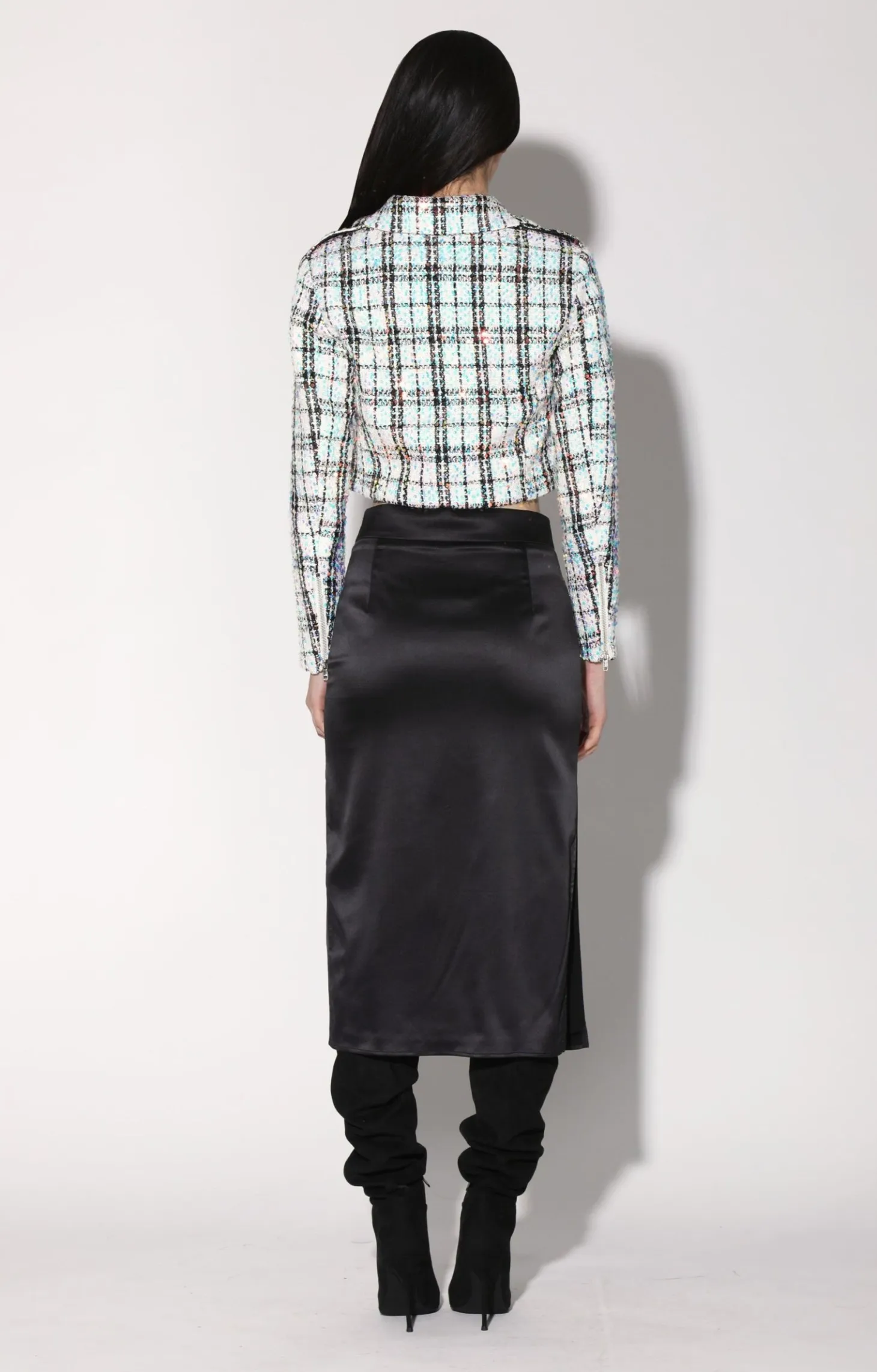 Renae Jacket, Broadway Tweed White>Walter Baker Clearance