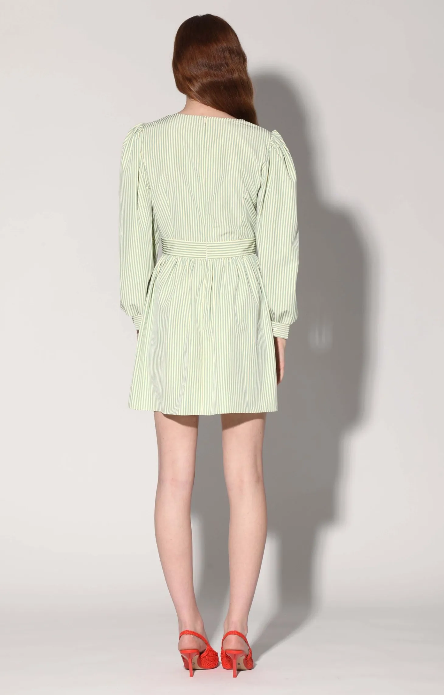 Sadia Dress, Lemon Teal>Walter Baker Fashion