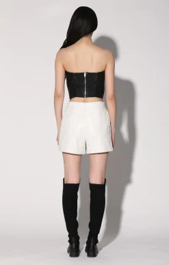 Sarah Short, Bright White-Leather><noscript><img width=