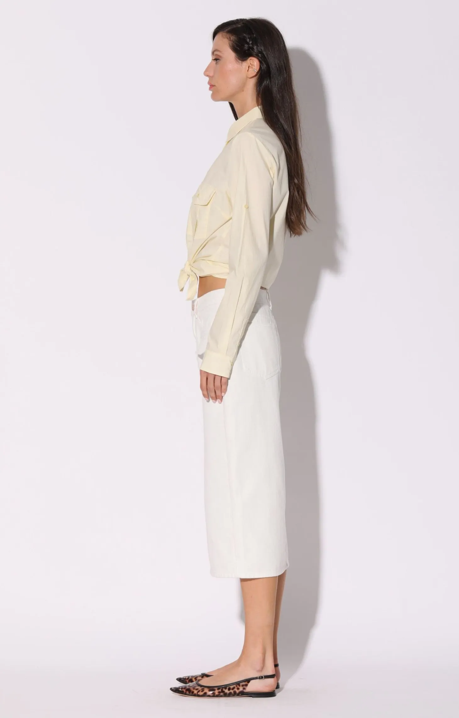 Selene Skirt, White>Walter Baker Best Sale