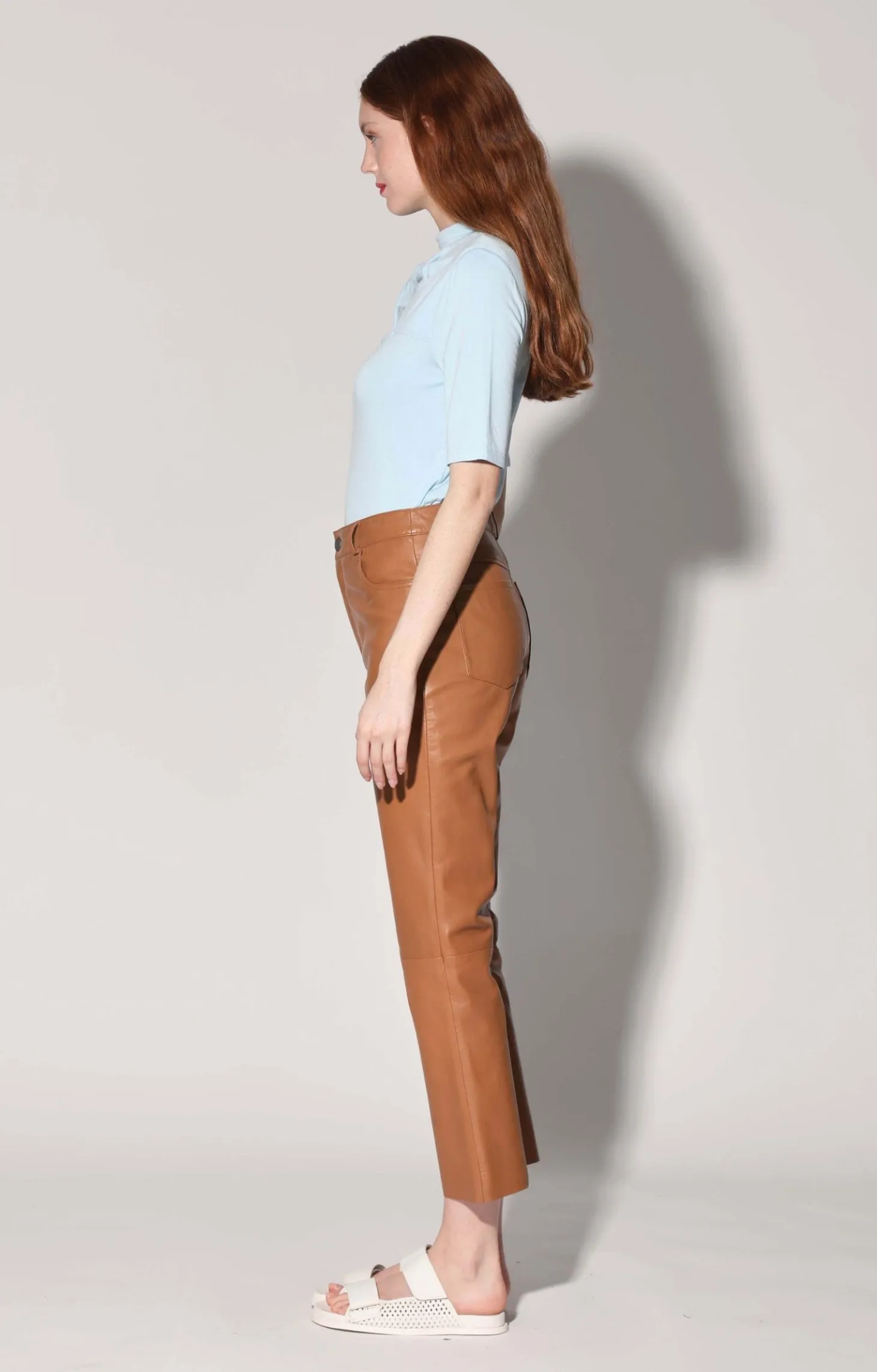 Selma Pant, Camel-Leather>Walter Baker Hot