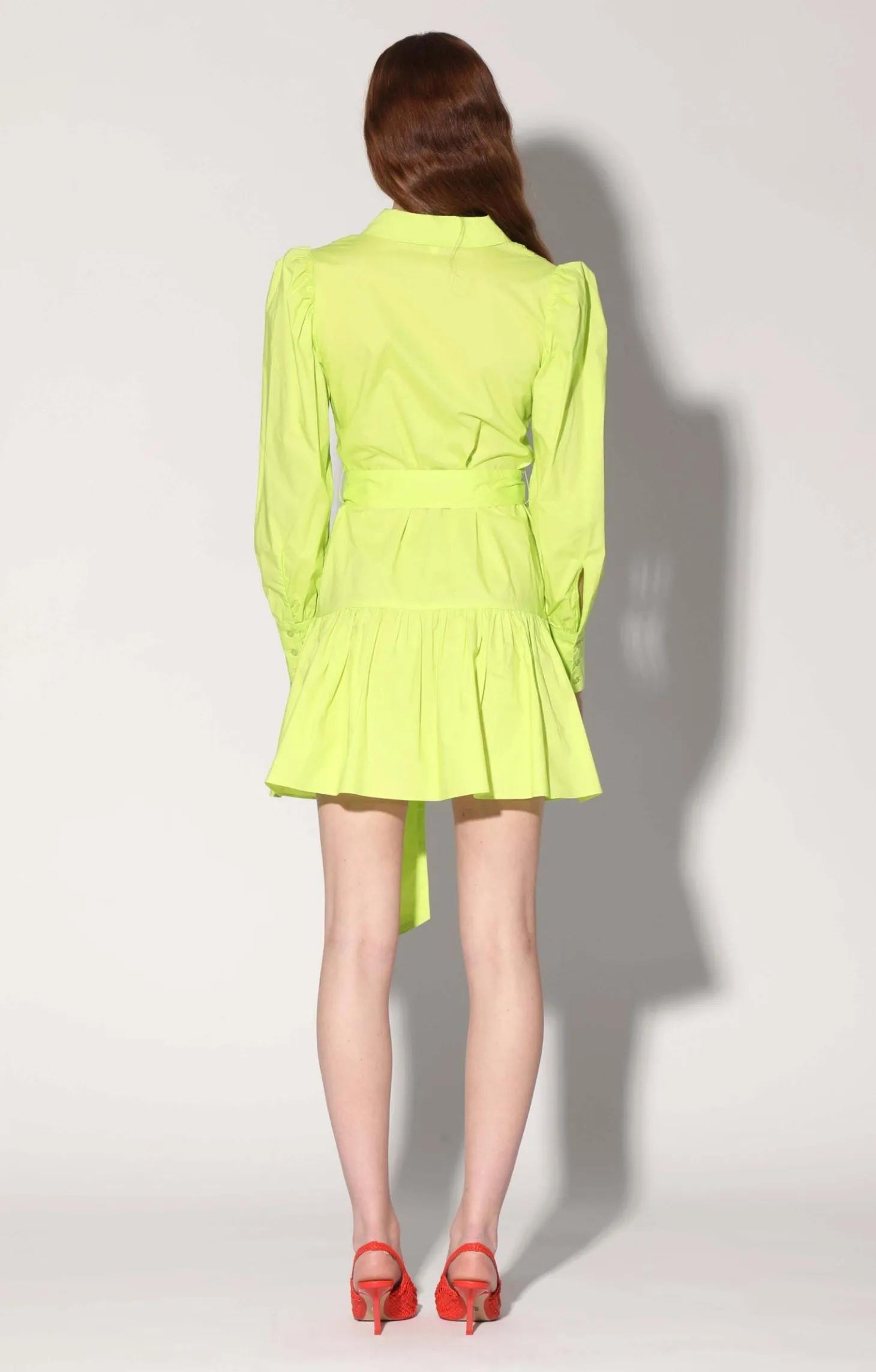Tara Dress, Citron>Walter Baker Clearance