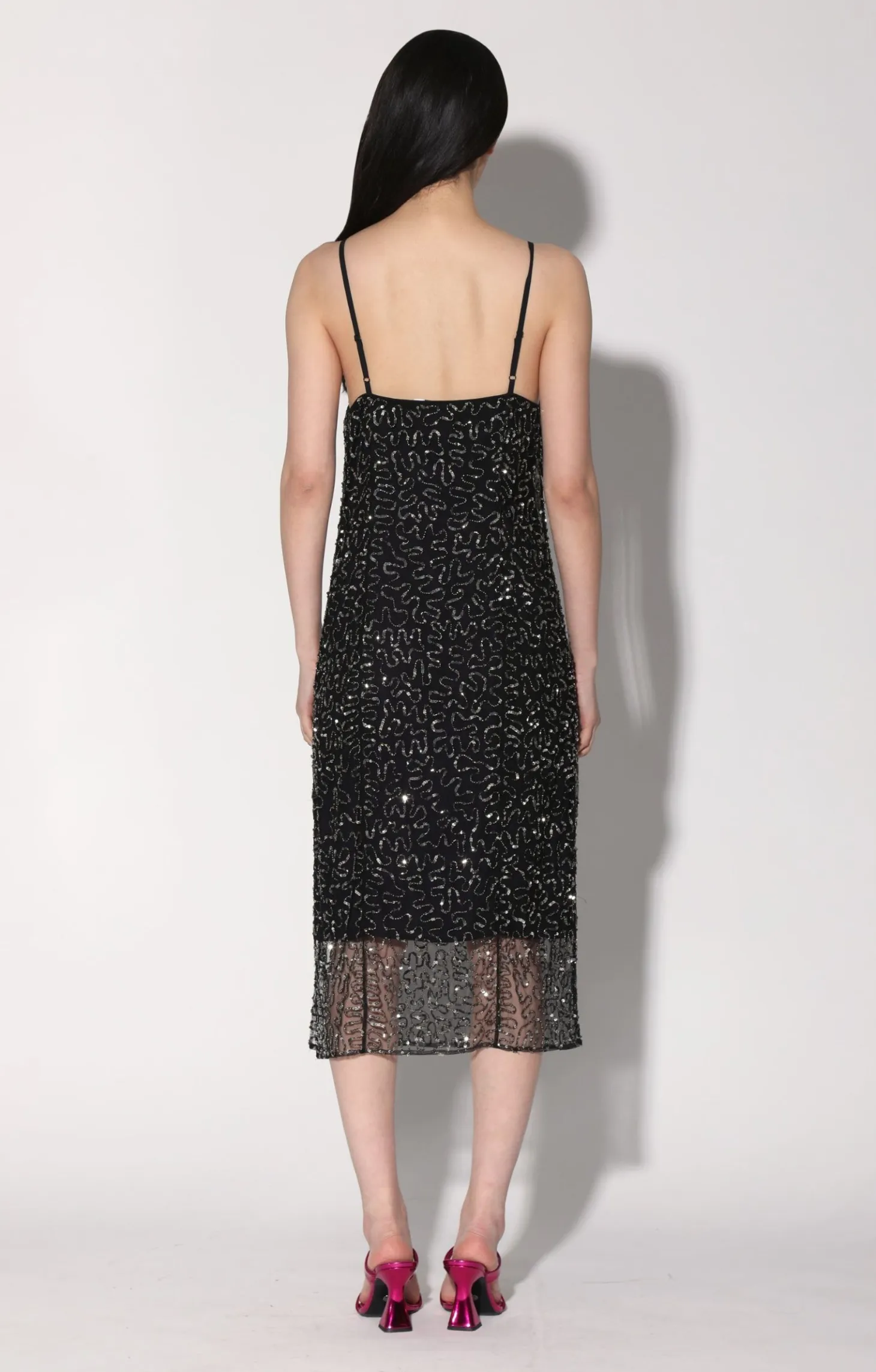 Tori Dress, Swirl Sequin>Walter Baker Outlet