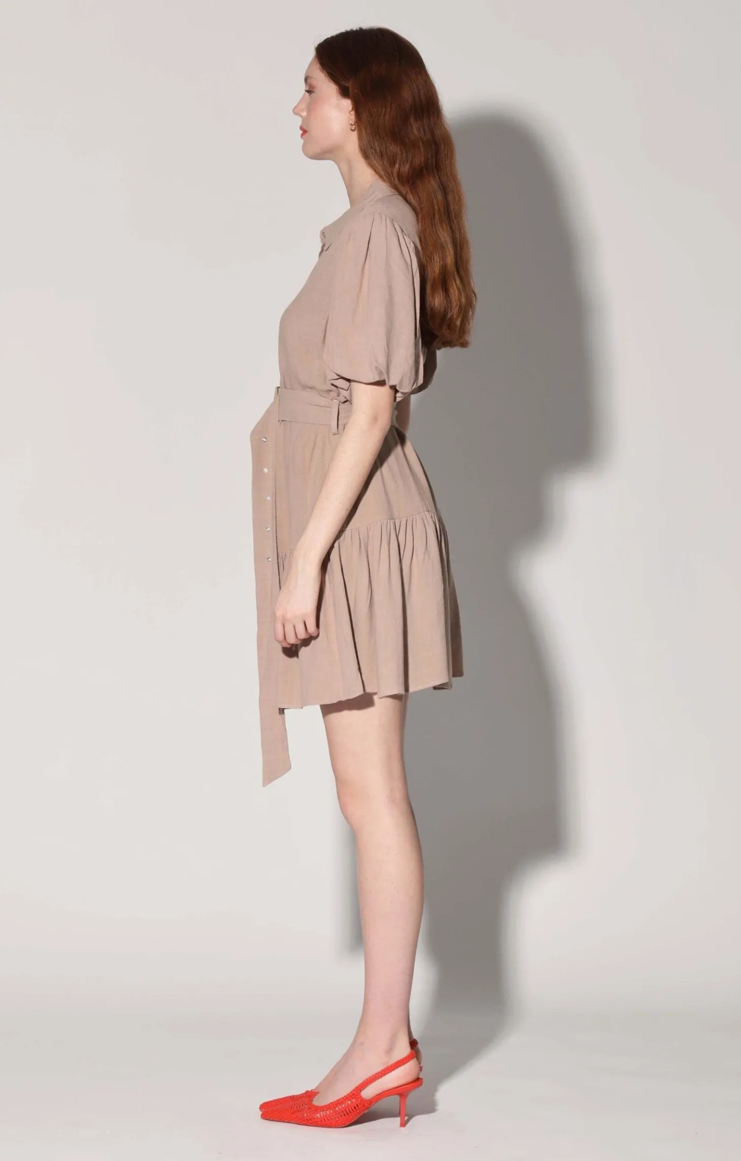Tyanna Dress, Straw>Walter Baker Hot