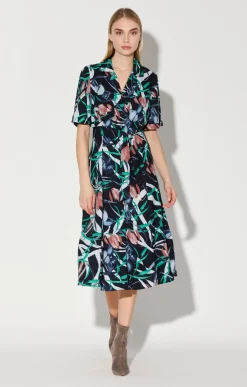 Valencia Dress, Midnight Tulip>Walter Baker New