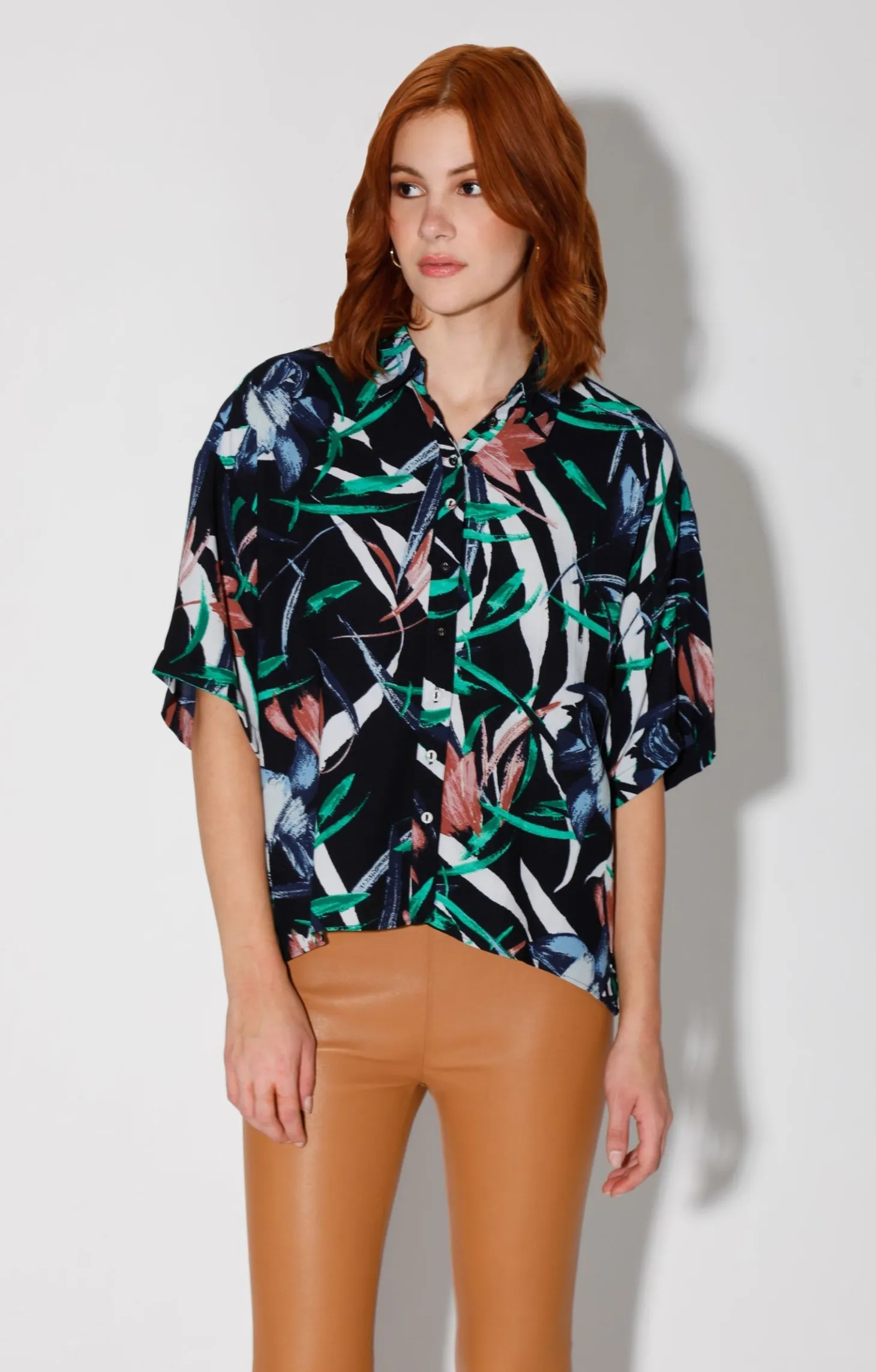 Veronica Top, Midnight Tulip>Walter Baker Clearance