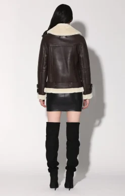 Whitney Jacket, Mocha/Off White-Leather><noscript><img width=