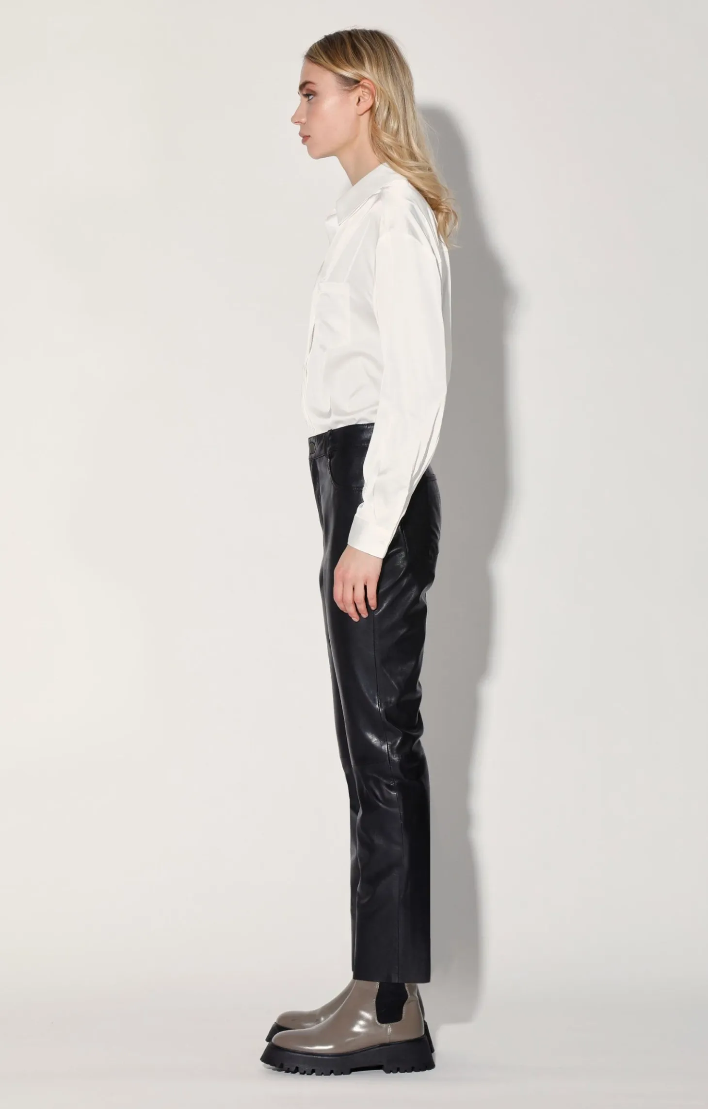 Yvette Pant, Black-Leather>Walter Baker Online